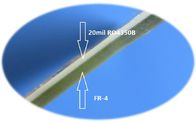 하이브리드 PCB 6-레이어가 20 밀리리터 0.508 밀리미터 RO4350B와 FR-4에 PCB를 섞은 고주파는 눈멀게 합니다
